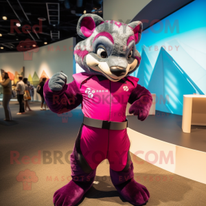 Magenta civet mascotte...