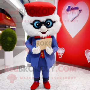  Love Letter maskot kostym...