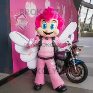 Pink Tooth Fairy mascotte...