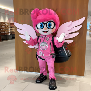 Personagem de mascote Pink...