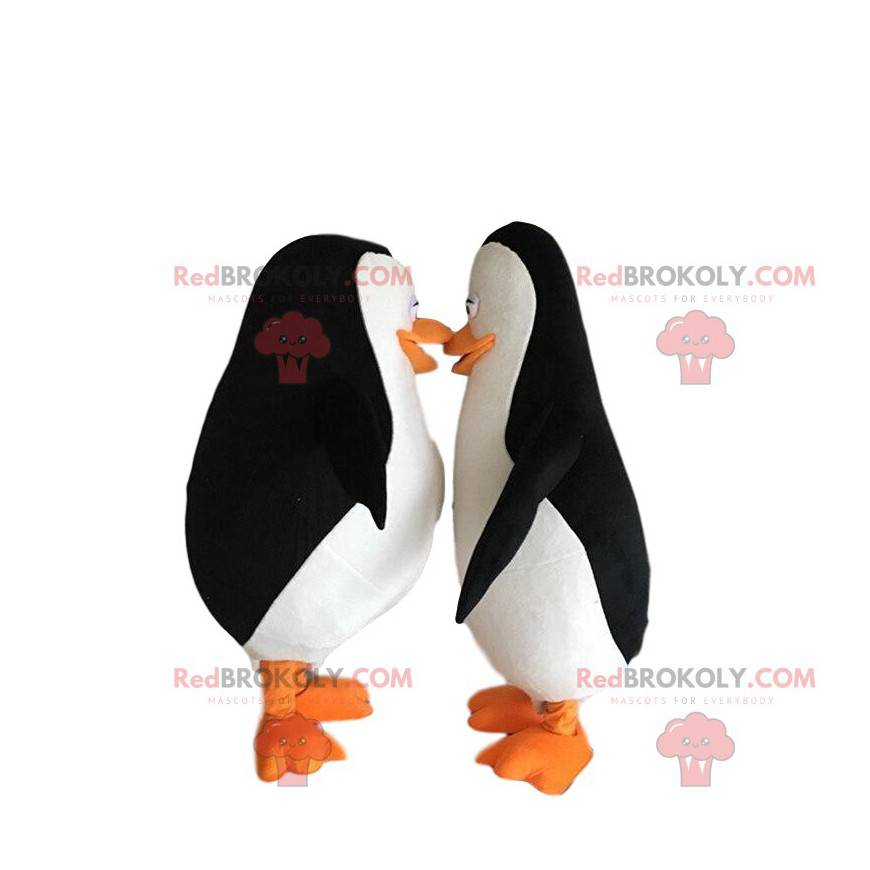 2 mascottes de pingouins "Les pingouins de Madagascar" -