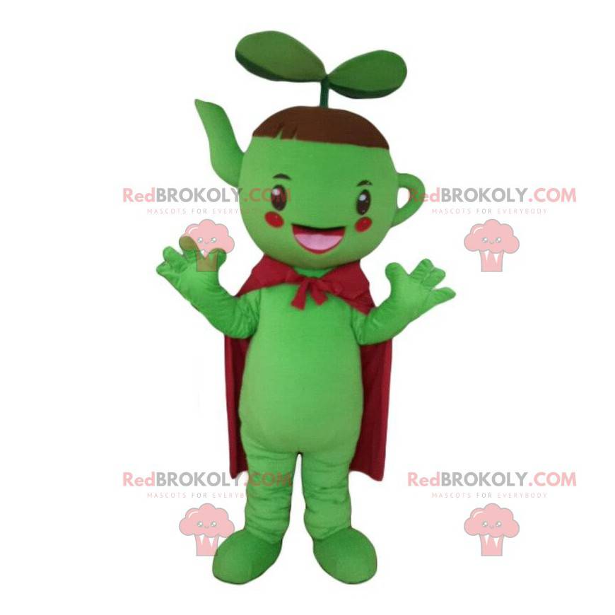 Mascotte de théière verte géante, costume de salon de thé - Mascotte de théière verte géante, costume de salon de thé -