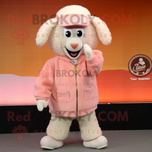 Peach Sheep mascotte...