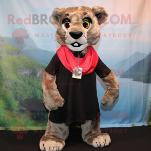 Black Mountain Lion maskot...