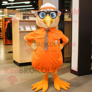 Orange Quail mascotte...