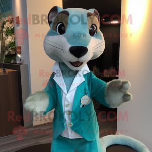 Teal Weasel mascotte...