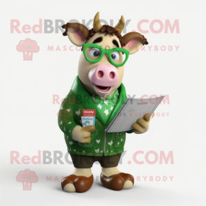 Forest Green Guernsey Cow...