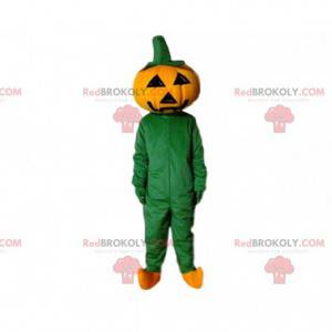 Mascotte gigante della zucca di Halloween, costume di Halloween