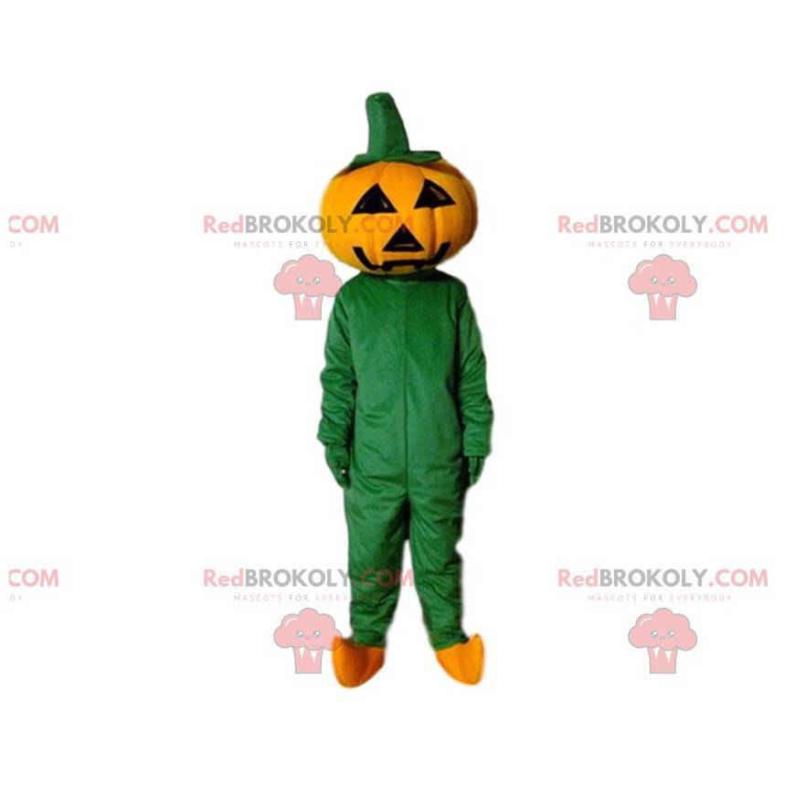 Mascota de calabaza de Halloween gigante, disfraz de Halloween