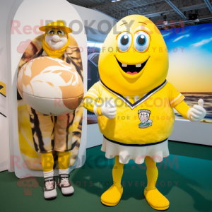 Yellow Oyster mascotte...