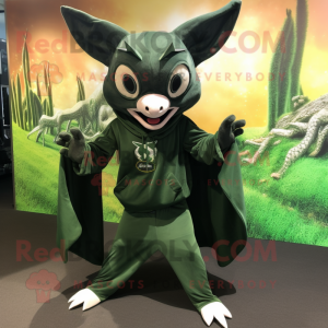 Forest Green Bat mascotte...