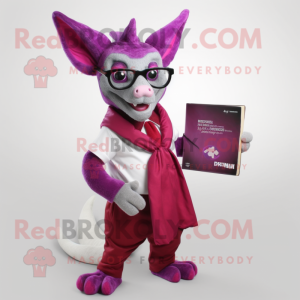 Magenta Chupacabra mascotte...