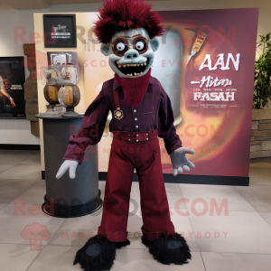 Maroon Frankenstein maskot...