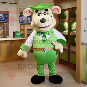 Personagem de mascote Green...