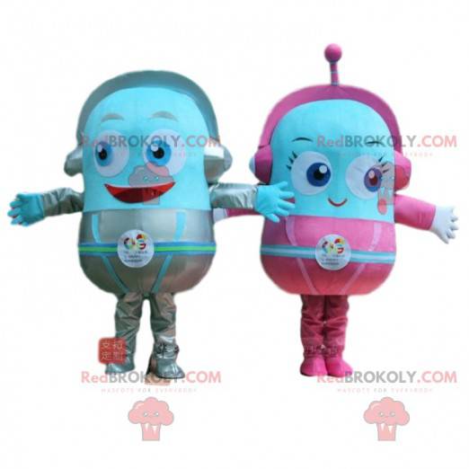 Alien mascots, futuristic monster costume - Redbrokoly.com