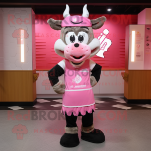 Postava maskota Pink Beef...