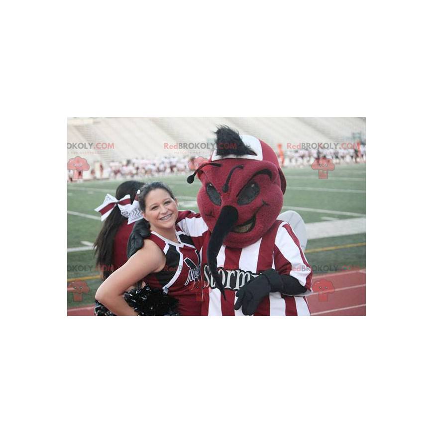 Mosquito mascot red black and white - Redbrokoly.com Mosquito mascot red black and white - Redbrokoly.com