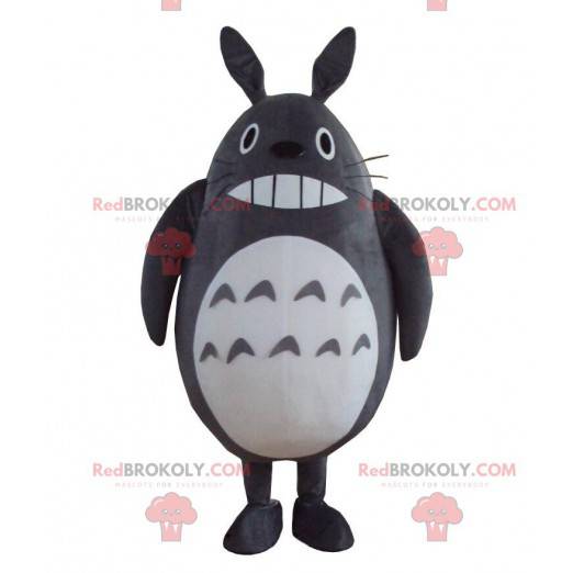 Mascotte de Totoro gris et blanc, costume de dessin animé -