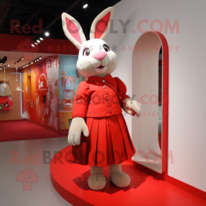 Red Rabbit mascotte kostuum...