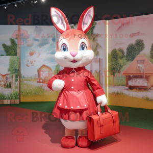 Czerwony królik w kostiumie...