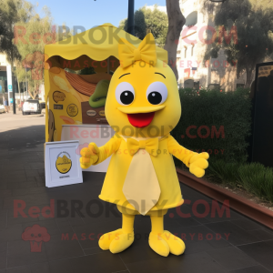 Kostým maskota Lemon Yellow...