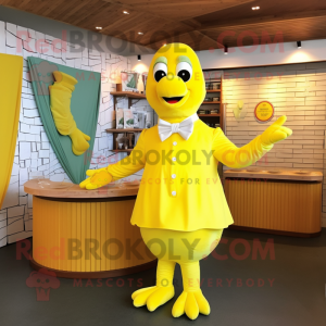 Kostým maskota Lemon Yellow...