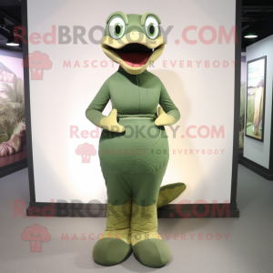 Olive Anaconda maskot...