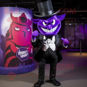 Purple Devil mascotte...