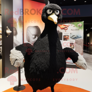 Black Ostrich mascotte...