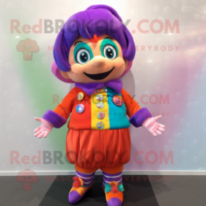 nan Candy mascot costume character dressed with a Jacket and Bracelets