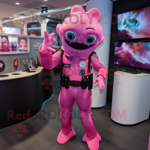 Pink Marine Recon mascotte...