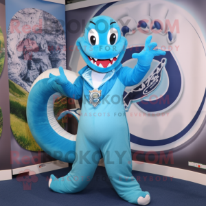 Sky Blue Hydra mascotte...