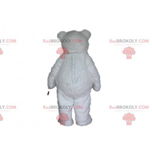 Bamse maskot, hvid bamse kostume - Redbrokoly.com