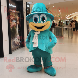 Teal Oyster mascotte...