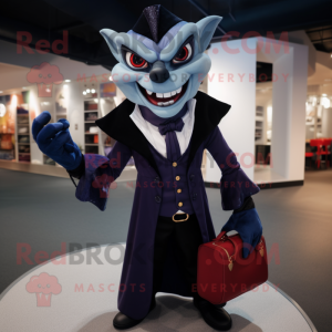 Navy Vampire maskot kostyme...