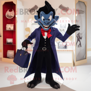 Navy Vampyr maskot kostume...