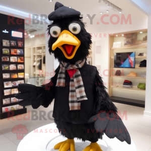 Black Chicken maskot kostym...