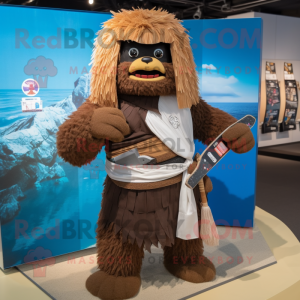 Bruin Samurai mascotte...