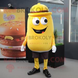 Yellow Burgers maskot...