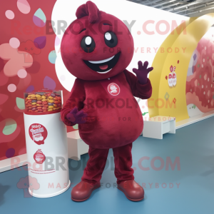 Maroon Candy mascotte...