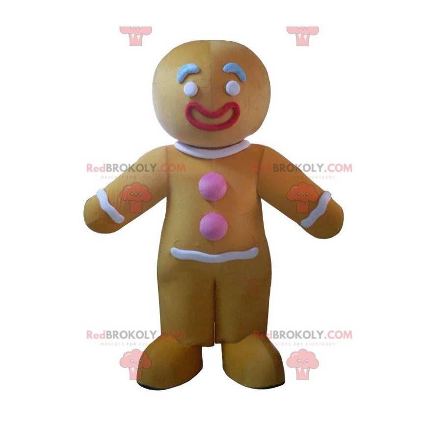 Mascota de personaje de pan de jengibre, disfraz de Shrek -