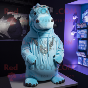 Sky Blue Hippopotamus...