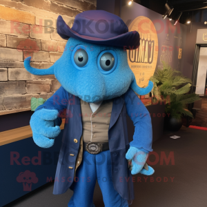 Blue Kraken mascotte...