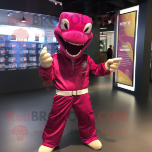 Magenta Python mascotte...