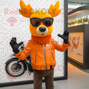 Orange Deer mascotte...