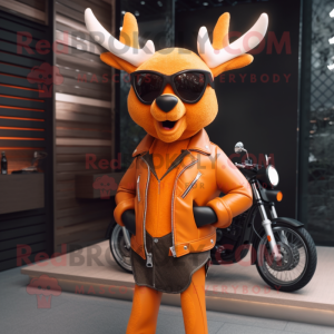Orange Deer mascotte...