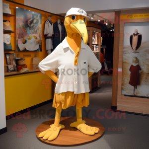 Goud Albatros mascotte...