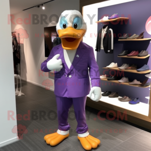 Purple Duck mascotte...