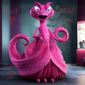 Magenta Hydra mascotte...