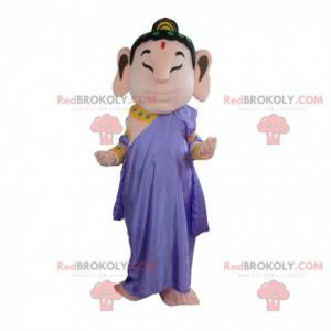 Buddha maskot, religiös, buddhistdräkt - Redbrokoly.com